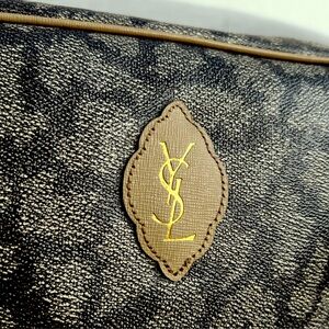YSL Clutch Bag Giraffe Print Yves Saint Laurent